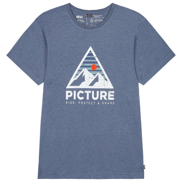 Picture - Authentic Tee - T-Shirt Gr XL grau von Picture