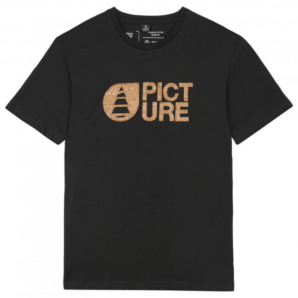 Picture - Basement Cork Tee - T-Shirt Gr XL schwarz von Picture