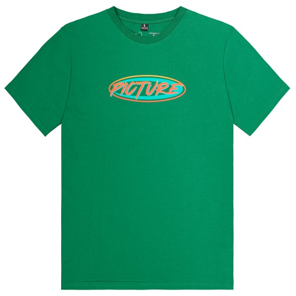 Picture - Basement Neon Tee - T-Shirt Gr L;M;S;XL;XXL grün;weiß von Picture