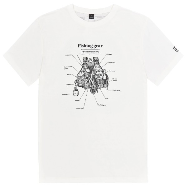 Picture - D&S Gear Tee - T-Shirt Gr XL weiß von Picture