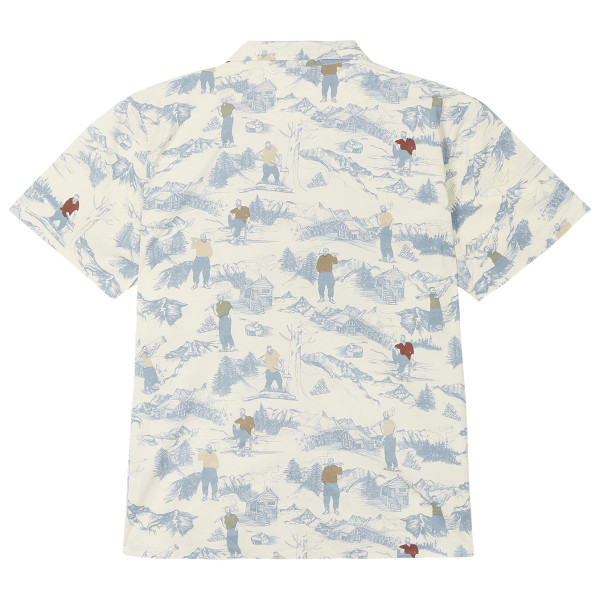 Picture - Mataikona S/S Shirt - Hemd Gr S grau/weiß von Picture