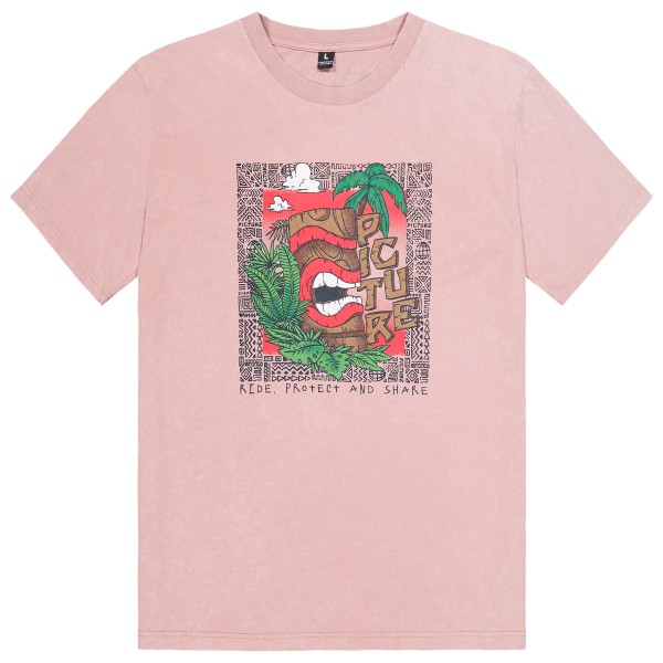 Picture - Wogong Tee - T-Shirt Gr M rosa von Picture