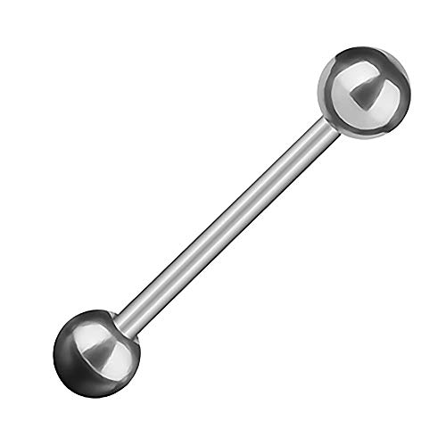 Piercingfaktor Barbell Stab Piercing Hantel Stecker Zunge Ohr Ohrpiercing Zungenpiercing Intim Brust Oral Tragus Helix Kugel 1,6mm x 8mm x 3mm Silber Piercingfaktor Barbell Stab Piercing Hantel Stecker Zunge Ohr Ohrpiercing Zungenpiercing Intim Brust Oral Tragus Helix Kugel 1,6mm x 8mm x 3mm Silber von Piercingfaktor