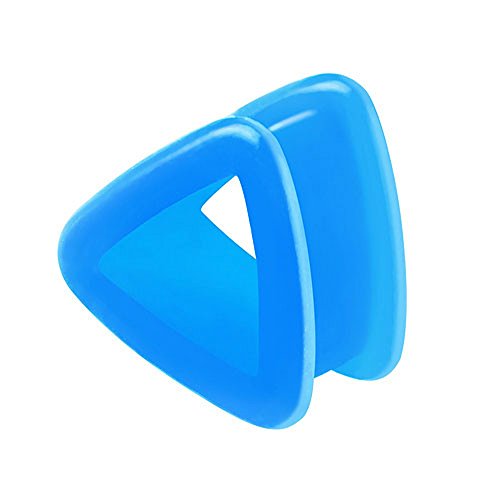 Piercingfaktor Farbiger Flesh Tunnel Silikon Double Flared Weich Flexibel Dreieck Triangel Ohr Plug Ear Piercing 25mm Aqua Piercingfaktor Farbiger Flesh Tunnel Silikon Double Flared Weich Flexibel Dreieck Triangel Ohr Plug Ear Piercing 25mm Aqua von Piercingfaktor