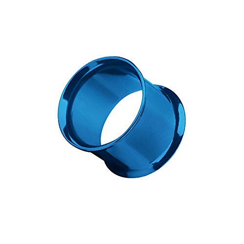 Piercingfaktor Flesh Tunnel Ear Plug Ohr Piercing Tribal Double Flared Plug aus Edelstahl 8mm Blau Piercingfaktor Flesh Tunnel Ear Plug Ohr Piercing Tribal Double Flared Plug aus Edelstahl 8mm Blau von Piercingfaktor