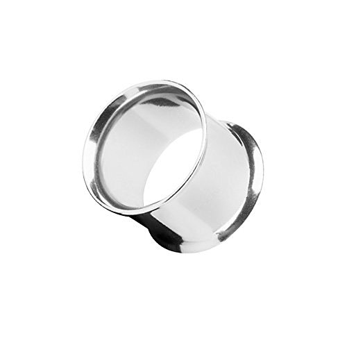 Piercingfaktor Flesh Tunnel Ear Plug Ohr Piercing Tribal Double Flared Plug aus Edelstahl 8mm Silber Piercingfaktor Flesh Tunnel Ear Plug Ohr Piercing Tribal Double Flared Plug aus Edelstahl 8mm Silber von Piercingfaktor