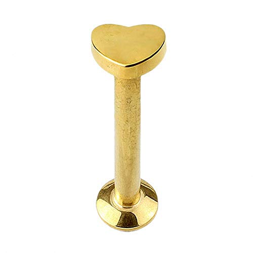 Piercingfaktor Piercing Tragus Helix Ohr Cartilage Stab Labret Stecker Madonna Monroe Lippenpiercing Lippe Knorpel Herz 6mm Gold Piercingfaktor Piercing Tragus Helix Ohr Cartilage Stab Labret Stecker Madonna Monroe Lippenpiercing Lippe Knorpel Herz 6mm Gold von Piercingfaktor