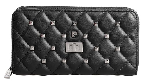 Pierre Cardin Damen-Geldbörse, schön, groß, geräumig, Kunstleder, Geschenk, Geldbörse mit Geldbörse, Kunstleder, Geldscheinhalter, Geldbörse für Mädchen, Schwarz mit Reißverschluss Pierre Cardin Damen-Geldbörse, schön, groß, geräumig, Kunstleder, Geschenk, Geldbörse mit Geldbörse, Kunstleder, Geldscheinhalter, Geldbörse für Mädchen, Schwarz mit Reißverschluss von Pierre Cardin