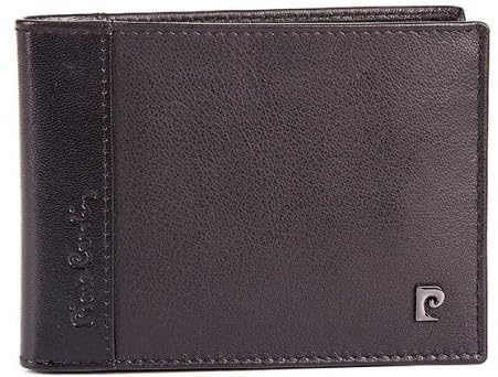 Pierre Cardin Geldbörse aus Leder, Geldbörse und Klappe, Schwarz, Klassisch Pierre Cardin Geldbörse aus Leder, Geldbörse und Klappe, Schwarz, Klassisch von Pierre Cardin