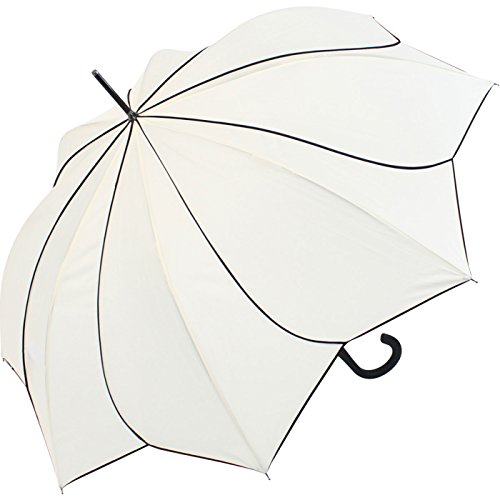 Pierre Cardin Stockschirm Damen groß stabil mit Automatik - Sunflower - weiß Pierre Cardin Stockschirm Damen groß stabil mit Automatik - Sunflower - weiß von Pierre Cardin