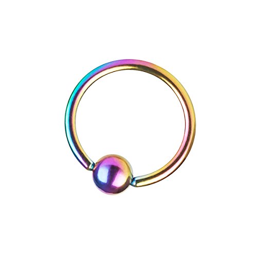 Piersando BCR Big Captive Bead Ring Piercing Klemmring Kristall Klemm Kugel für Septum Brust Tragus Helix Nase Lippe Ohr Intim Nippel Rainbow 1,2mm x 8mm x 3mm Piersando BCR Big Captive Bead Ring Piercing Klemmring Kristall Klemm Kugel für Septum Brust Tragus Helix Nase Lippe Ohr Intim Nippel Rainbow 1,2mm x 8mm x 3mm von Piersando