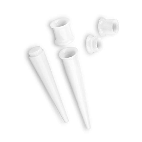 Piersando Dehnungsstab Ohr Piercing Dehnstift Dehner Ohrdehner Dehnstab Flesh Tunnel Plug Expander Taper Stab Gerade 6mm Weiß Piersando Dehnungsstab Ohr Piercing Dehnstift Dehner Ohrdehner Dehnstab Flesh Tunnel Plug Expander Taper Stab Gerade 6mm Weiß von Piersando