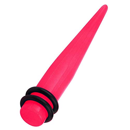 Piersando Dehnungsstab Ohr Piercing Dehnstift Dehner Ohrdehner Dehnstab Flesh Tunnel Plug Expander Taper Stab Glow in The Dark 10mm Pink Piersando Dehnungsstab Ohr Piercing Dehnstift Dehner Ohrdehner Dehnstab Flesh Tunnel Plug Expander Taper Stab Glow in The Dark 10mm Pink von Piersando