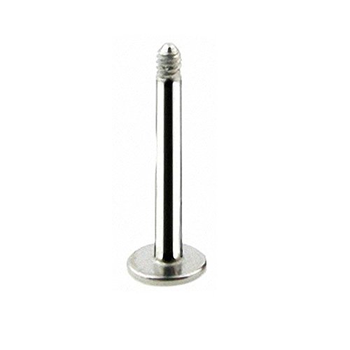 Piersando Ersatz Gewinde Stecker Chirurgenstahl für Lippen Lippe Labret Lippenpiercing Ohr Tragus Ohrpiercing Helix Piercing Silber 1,2mm x 10mm Piersando Ersatz Gewinde Stecker Chirurgenstahl für Lippen Lippe Labret Lippenpiercing Ohr Tragus Ohrpiercing Helix Piercing Silber 1,2mm x 10mm von Piersando