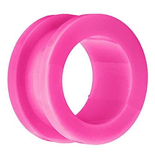 Piersando Flesh Tunnel Ohr Plug Piercing Ohrpiercing Schraub Acryl Kunststoff 14 mm Pink Piersando Flesh Tunnel Ohr Plug Piercing Ohrpiercing Schraub Acryl Kunststoff 14 mm Pink von Piersando