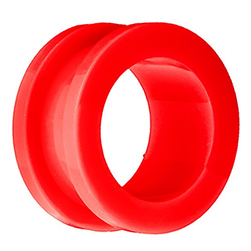 Piersando Flesh Tunnel Ohr Plug Piercing Ohrpiercing Schraub Acryl Kunststoff 8 mm Rot Piersando Flesh Tunnel Ohr Plug Piercing Ohrpiercing Schraub Acryl Kunststoff 8 mm Rot von Piersando