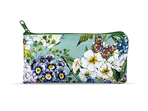 Pigna, Briefumschlag aus Baumwolle, Natur Blumen 10x22 cm, Florale Fantasie mit hellblauem Hintergrund, 1 Pigna, Briefumschlag aus Baumwolle, Natur Blumen 10x22 cm, Florale Fantasie mit hellblauem Hintergrund, 1 von Pigna