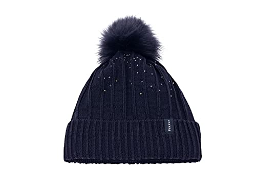 PIKEUR Mütze mit Strass und Fell-Imitat-Bommel Herbst/Winter 2022 von Pikeur