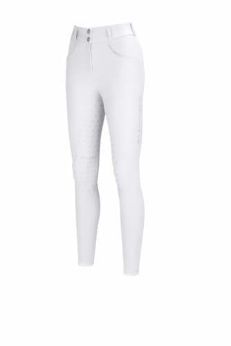 Pikeur Damen Reithose Turnier VB Siebdruck White Athleisure FS 2024, Größe:38 von Pikeur