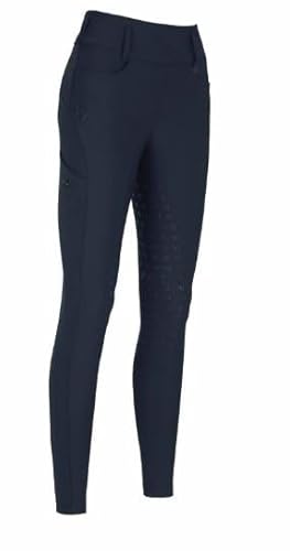 Pikeur Damen Reitleggings Midwaist Malia Fullgrip Siedbdruck Nightblue, Größe:44 von Pikeur