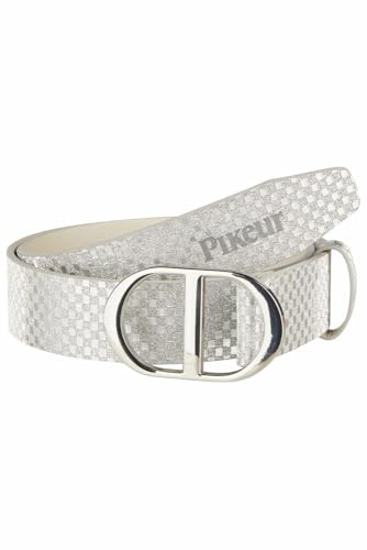 Pikeur Gürtel im glitzernden Look Logo cream (75 cm) von Pikeur