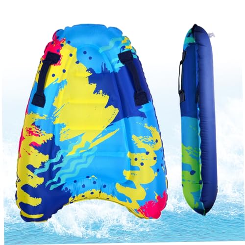 Aufblasbare Platine Blasbarer Body Boards mit 2 Griffen Graffiti Faltbares Strandbodyboard Leichtes tragbares Sommerschwimmen schwimmendes Surfbrett für Kinder, Teenager und Erwachsene Aufblasbare Platine Blasbarer Body Boards mit 2 Griffen Graffiti Faltbares Strandbodyboard Leichtes tragbares Sommerschwimmen schwimmendes Surfbrett für Kinder, Teenager und Erwachsene von Pineeseatile