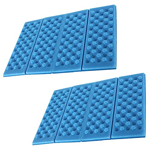 Foam Sitting Pad Camping Matte Klappschaum Sitzen tragbarer Sitzkissen wasserdicht für Picknick -Wanderungen Blau 2 Pcs von Pineeseatile