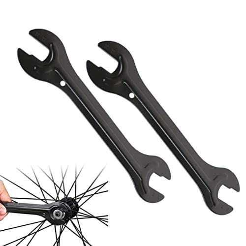 Pineeseatile Bike -Kegel -Schritte -Hub -Schraubenschlüssel -Achse -Hub -Kegelschlüssel Bergbike Reparaturwerkzeug schwarz 2pcs von Pineeseatile