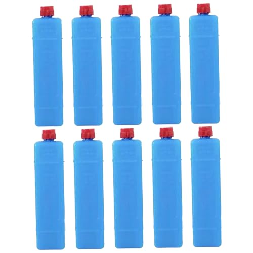 Pineeseatile Eisbeutel für Kühler 10pcs Eisbeutel langlebige Gefrierpackungen Wiederverwendbare schlanke Eisbeutel 200 ml Eisblöcke für Kühler, Lunchbeutel, Strand, Camping und Angeln von Pineeseatile