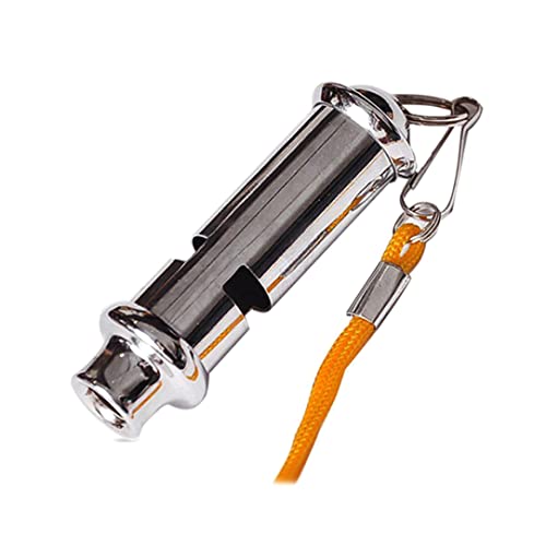 Pineeseatile Haustraining Pfeife, lautes Pfeif -Metallrohr Notfall -Pfeife Haustraining Tool tragbares Außenpfiff Pineeseatile Haustraining Pfeife, lautes Pfeif -Metallrohr Notfall -Pfeife Haustraining Tool tragbares Außenpfiff von Pineeseatile