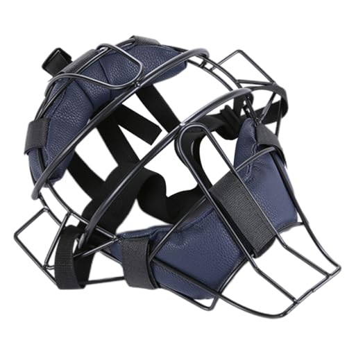 Softball -Fänger Helm Leicht weich gepolstert Baseball Helm Verstellbarer Baseball Motorrad Helm Baseballzubehör für über 8 Jahre alte Kinder Erwachsene von Pineeseatile