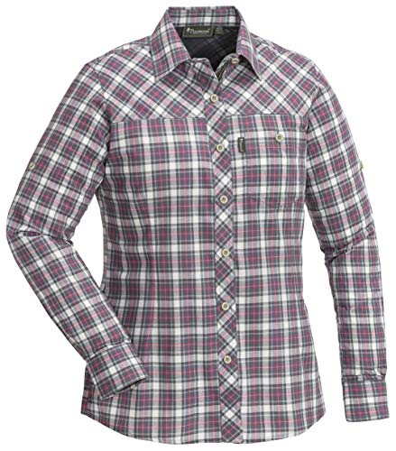 PINEWOOD Damen Cumbria Bluse, Offwhite/Coral, M PINEWOOD Damen Cumbria Bluse, Offwhite/Coral, M von Pinewood