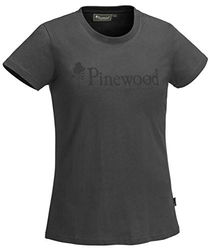 PINEWOOD Damen Outdoor Life T-Shirt, Dark Anthrazit, M PINEWOOD Damen Outdoor Life T-Shirt, Dark Anthrazit, M von Pinewood