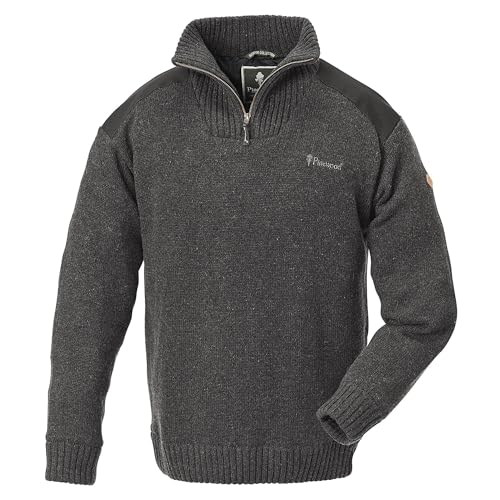 PINEWOOD Herren Strickpullover Hurricane, Anthrazit-Melange, S von Pinewood