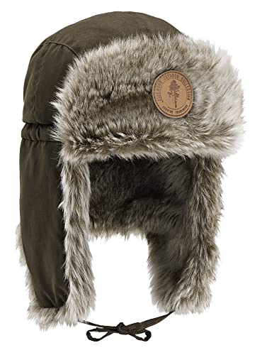 PINEWOOD Murmansk Winterkappe Mütze, wildlederbraun, XL-XXL PINEWOOD Murmansk Winterkappe Mütze, wildlederbraun, XL-XXL von Pinewood