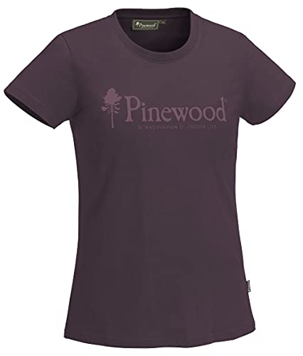 Pinewood 3445 Outdoor Life Damen T-Shirt Pflaume (581) XS von Pinewood