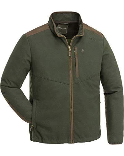 Pinewood 5807 Nydala Windproof Wool Jacke Moosgrün/Wildlederbraun (182) S von Pinewood