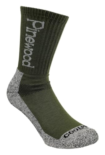 Pinewood 9212 Coolmax Socke 2-er Pack. 46-48 grün/grau von Pinewood