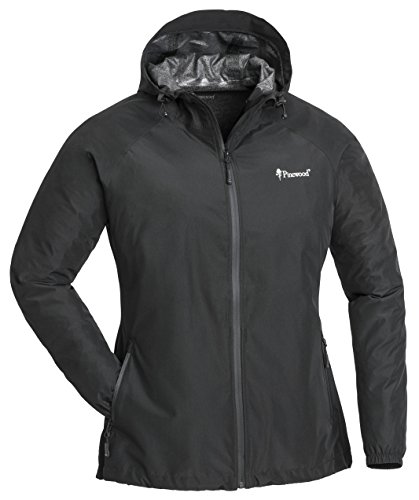 PINEWOOD Damen Caribou Ultra Light Jacke, Schwarz, L von Pinewood