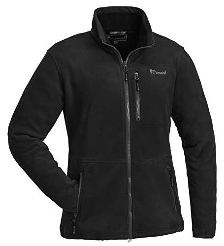 PINEWOOD Damen Finnveden Fleece Jacke, Schwarz, 2XL von Pinewood