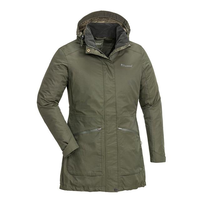 Pinewood Damen Parka Wilda - Moosgrün Grösse: M von Pinewood