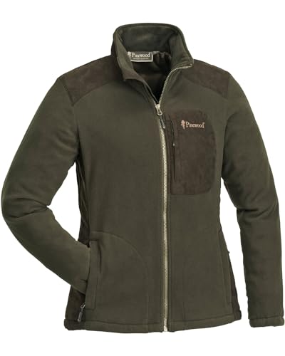 PINEWOOD Damen Wildmark Membran Fleece Jacke, Braun/Wildlederbraun, S von Pinewood