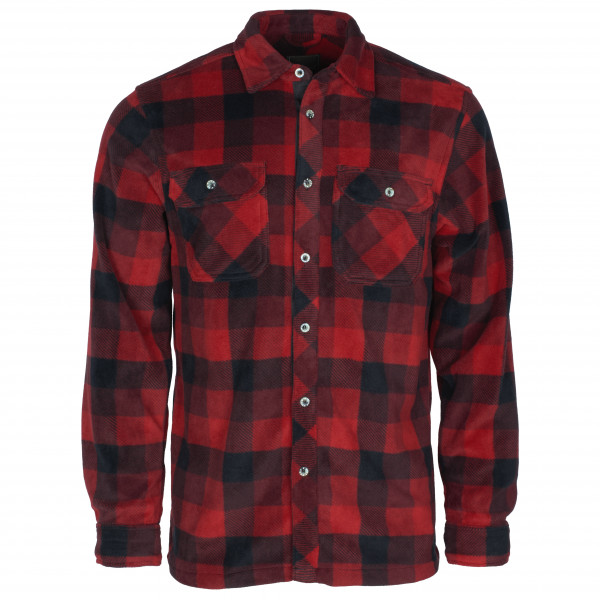 Pinewood - Finnveden Canada Fleece Hemd - Hemd Gr S rot von Pinewood