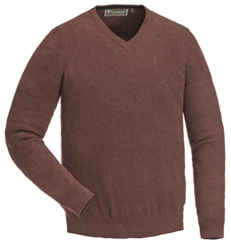 PINEWOOD Herren Finnveden Pullover, Dark Copper Melange, S PINEWOOD Herren Finnveden Pullover, Dark Copper Melange, S von Pinewood