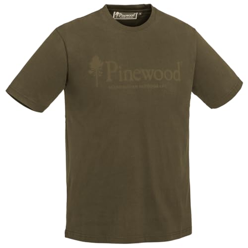 PINEWOOD Herren Outdoor Life T-Shirt, Oliv, M PINEWOOD Herren Outdoor Life T-Shirt, Oliv, M von Pinewood