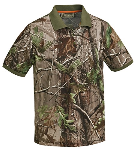 PINEWOOD Herren Ramsey Coolmax Polo Shirt Poloshirt, Realtree APG HD, S von Pinewood