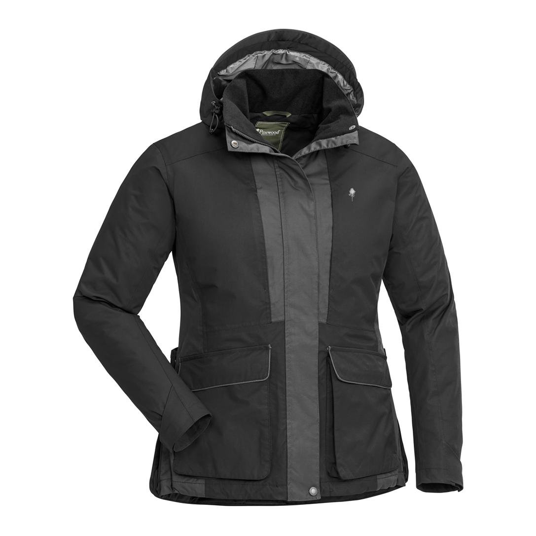 Pinewood Jacke Damen Dog Sports 2.0 - Schwarz/Anthrazit Grösse: S von Pinewood