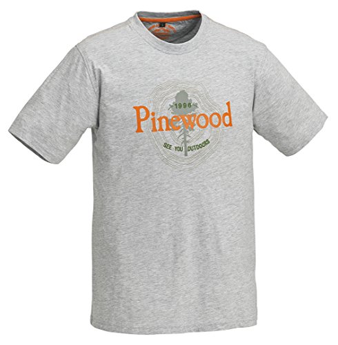 PINEWOOD Kinder Outdoor Kids T-Shirt, grau Melange, 116 PINEWOOD Kinder Outdoor Kids T-Shirt, grau Melange, 116 von Pinewood