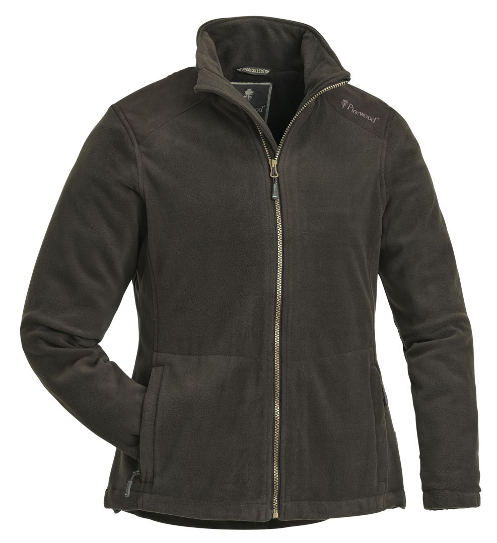 Pinewood Retriever Damen Fleecejacke Größe: L, Farbe: Oliv/Wildlederbraun Pinewood Retriever Damen Fleecejacke Größe: L, Farbe: Oliv/Wildlederbraun von Pinewood