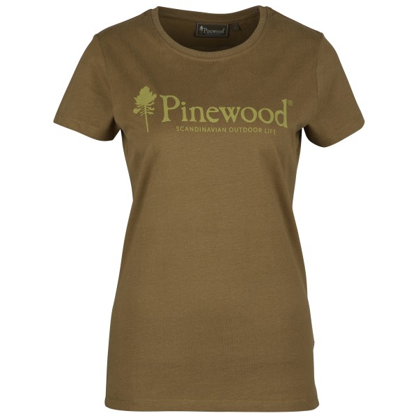 Pinewood - Women's Outdoor Life Damen T-Shirt - T-Shirt Gr L braun von Pinewood